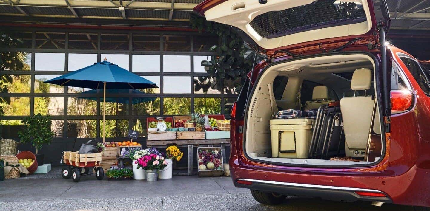 2020 Chrysler Pacifica Cargo Space Castle Chrysler Dodge Jeep Ram