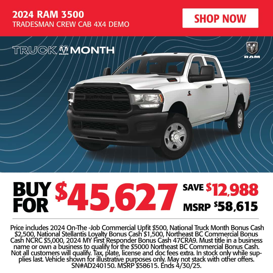 new vehicle specials
