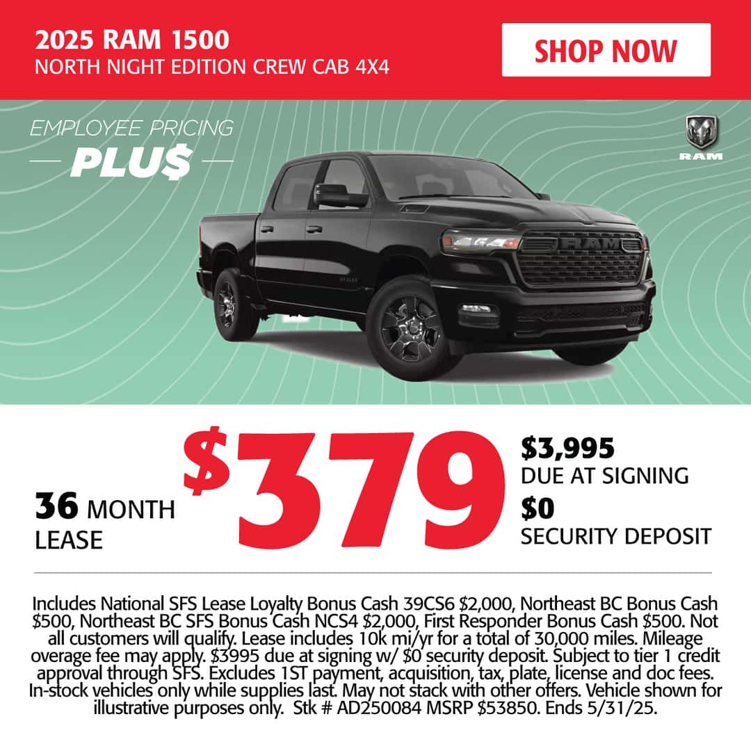new vehicle specials