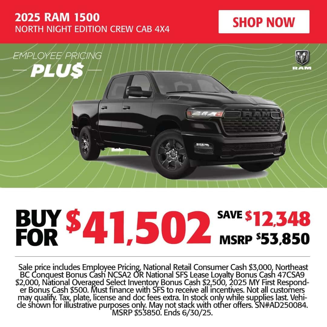 new vehicle specials