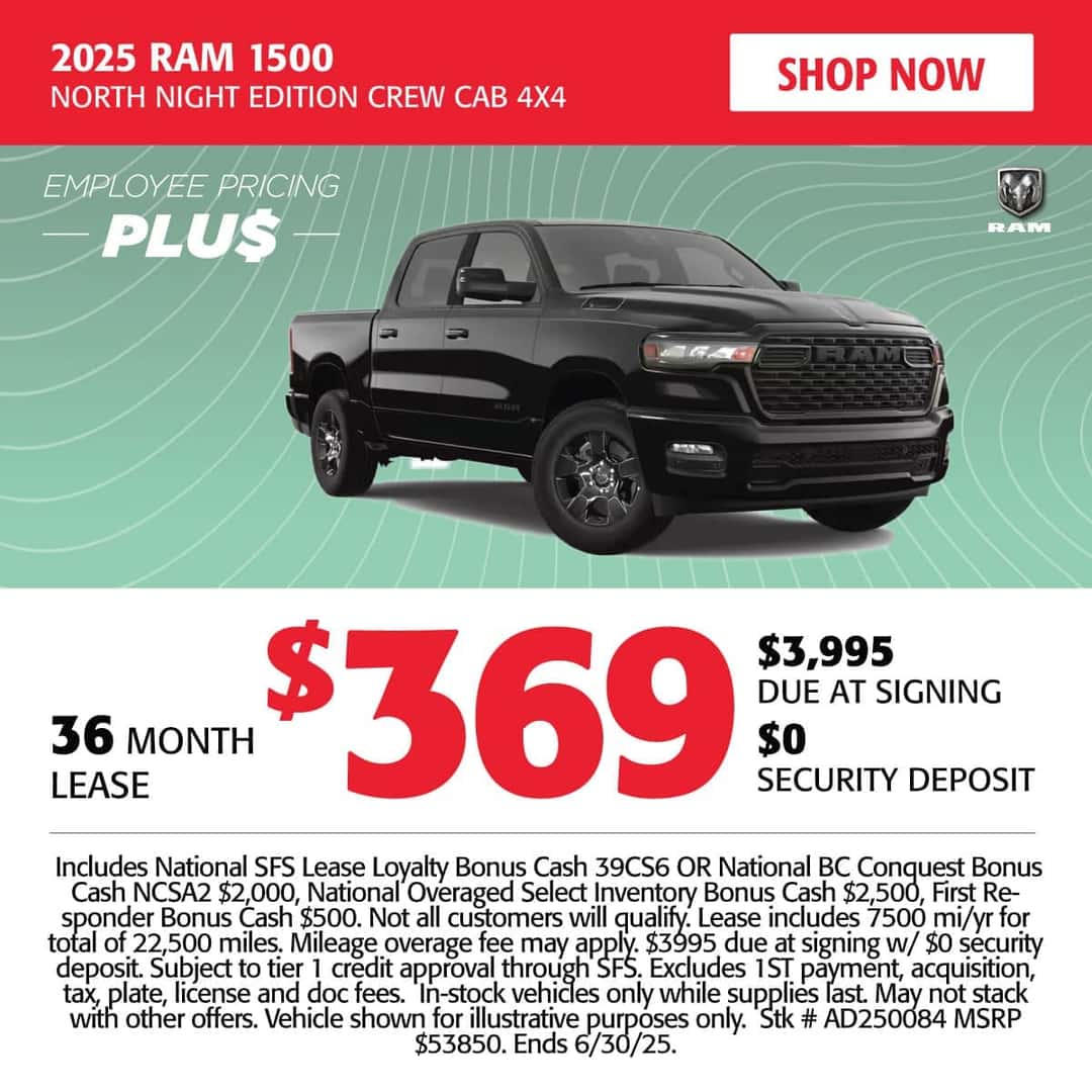 new vehicle specials