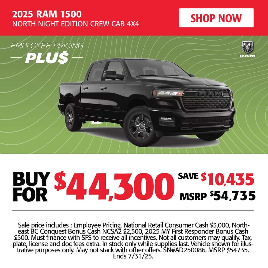 new vehicle specials
