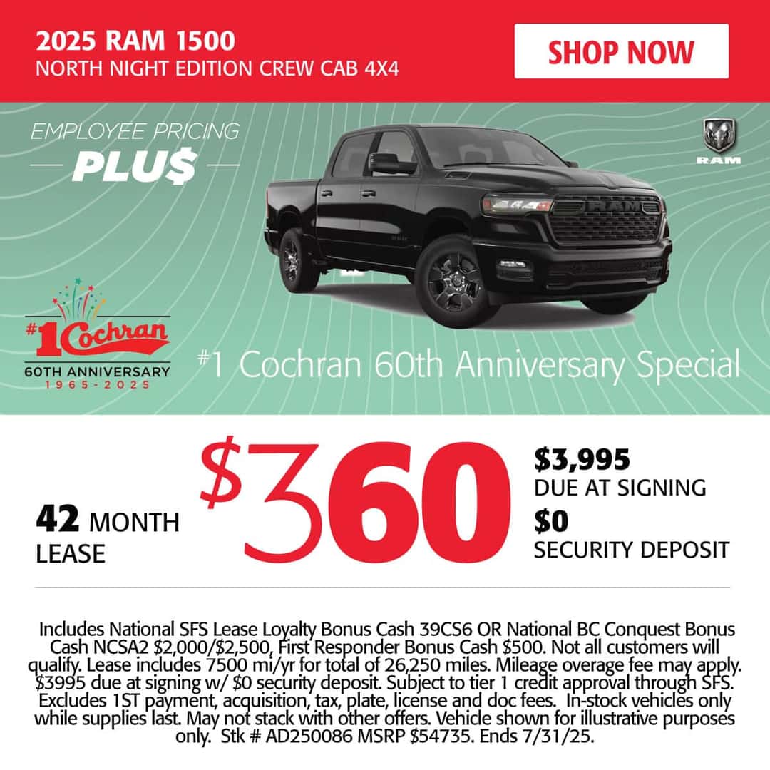 new vehicle specials
