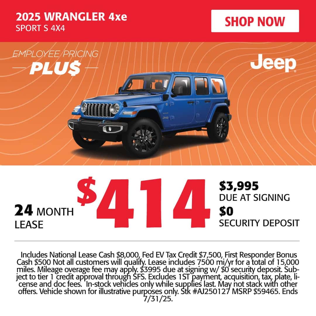 new vehicle specials
