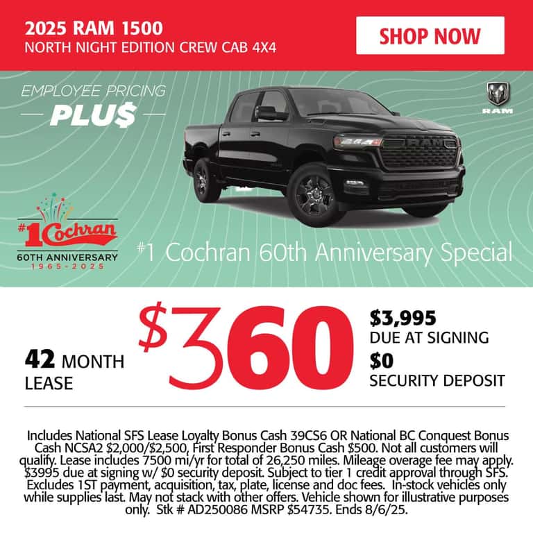 new vehicle specials