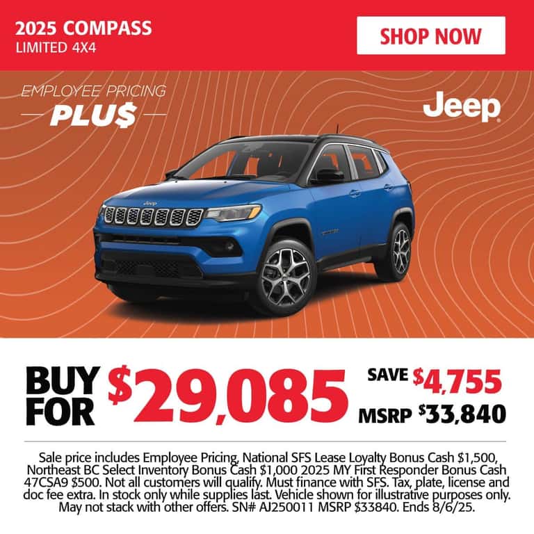 new vehicle specials