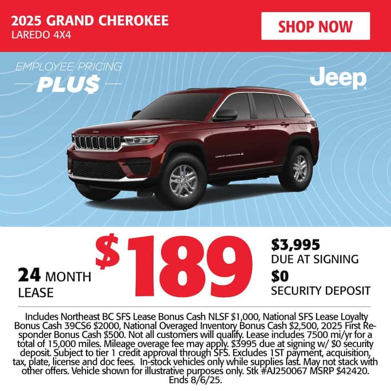 new vehicle specials