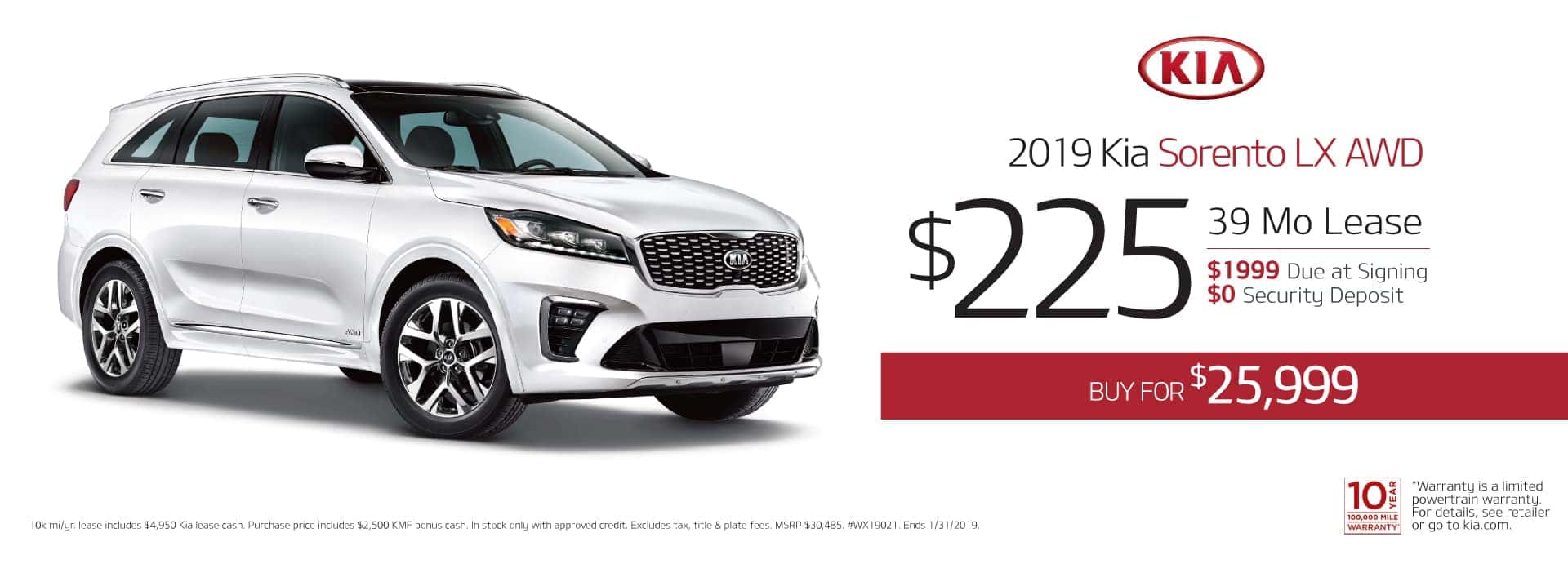 2019 Kia Sorento