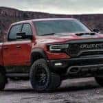 2023 RAM 2500 parked on dirt road