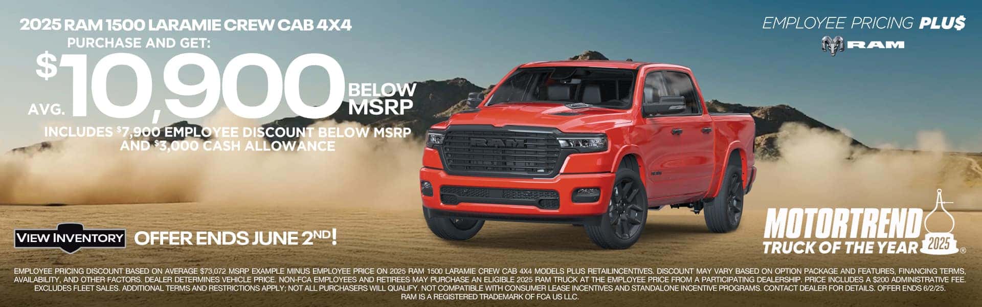2025 Ram 1500 Laramie Crew Cab 4x4