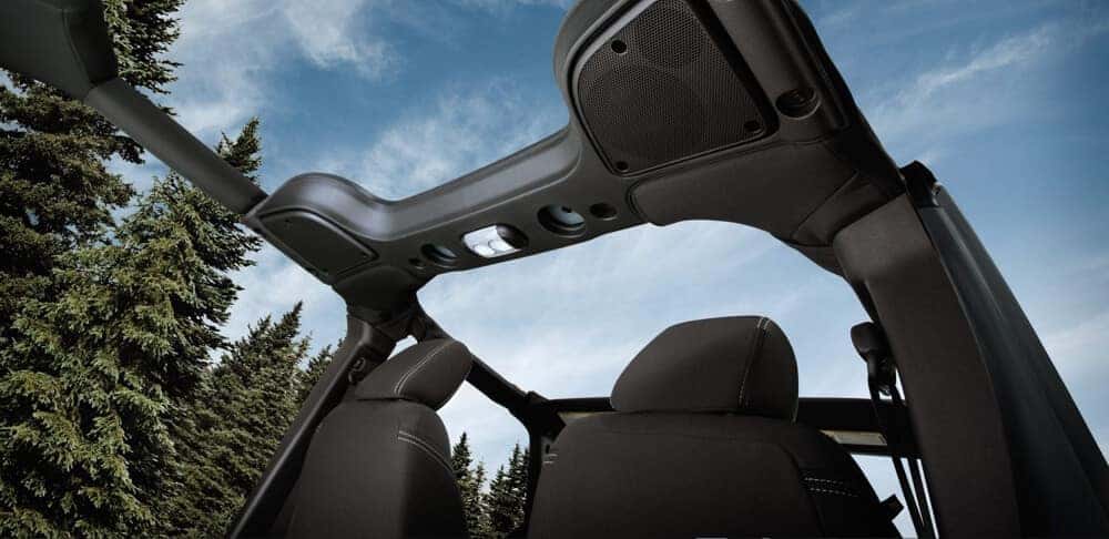 2018 Jeep Wrangler JK looking Up