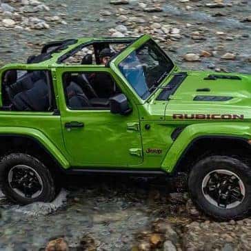 2019 Jeep Wrangler Crossing stream