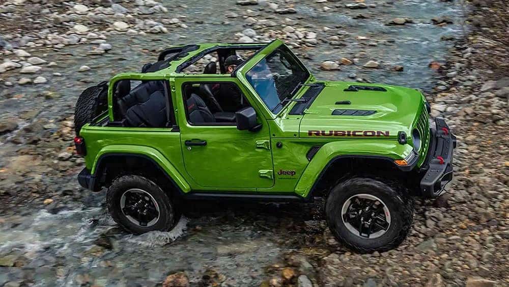 2019 Jeep Wrangler Crossing stream