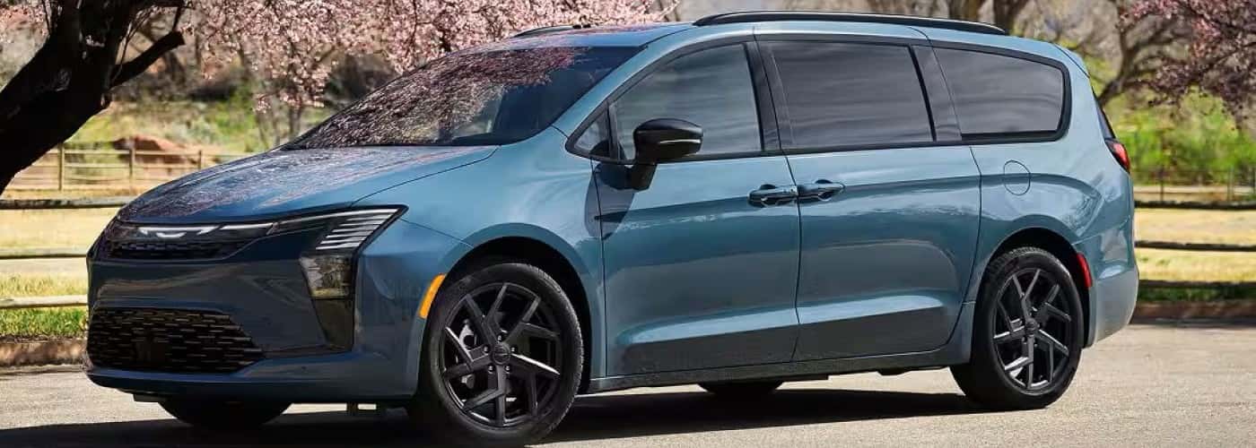 2027 Chrysler Pacifica in blue color