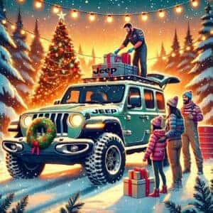 Christmas artwork for service blog