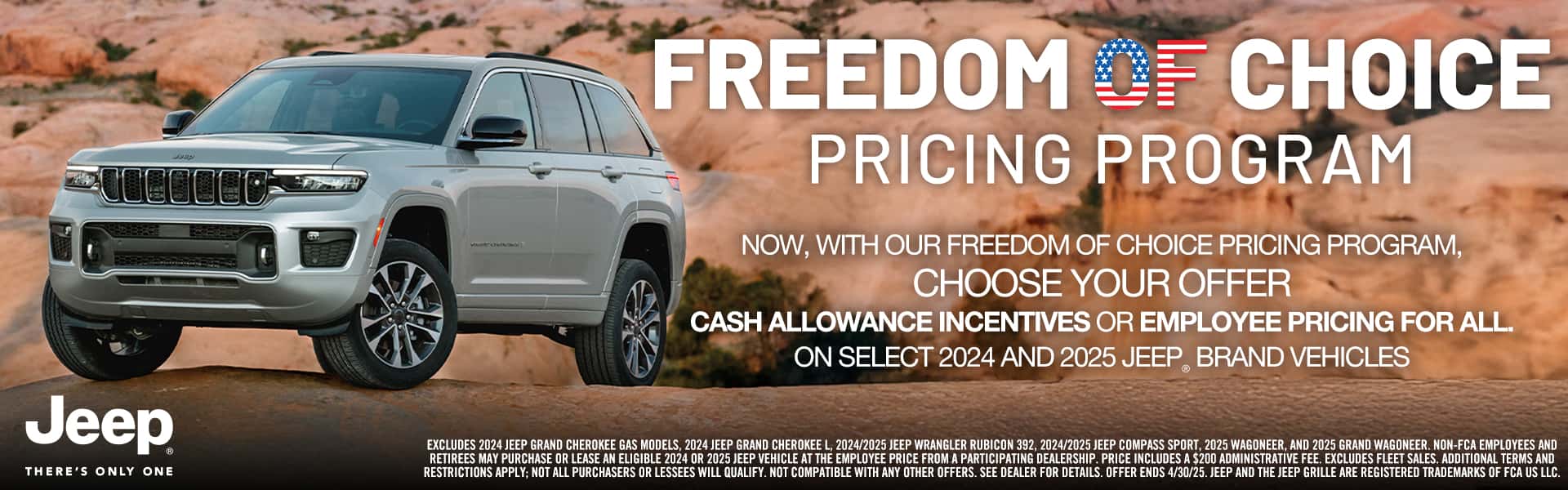 Freedom of Choice- Jeep Products
