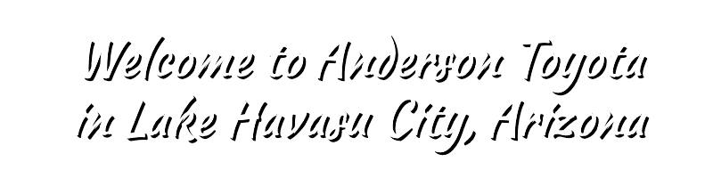 Welcome to Anderson Toyoota