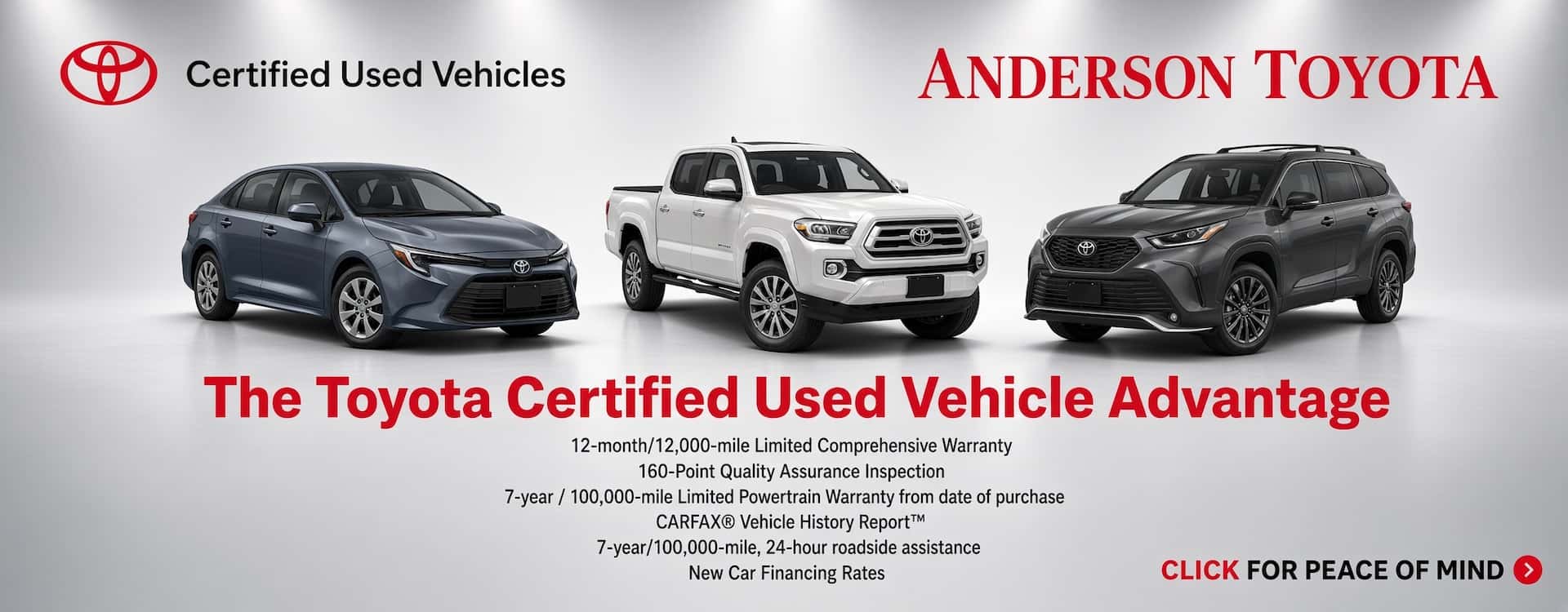 Anderson Toyota CUV's