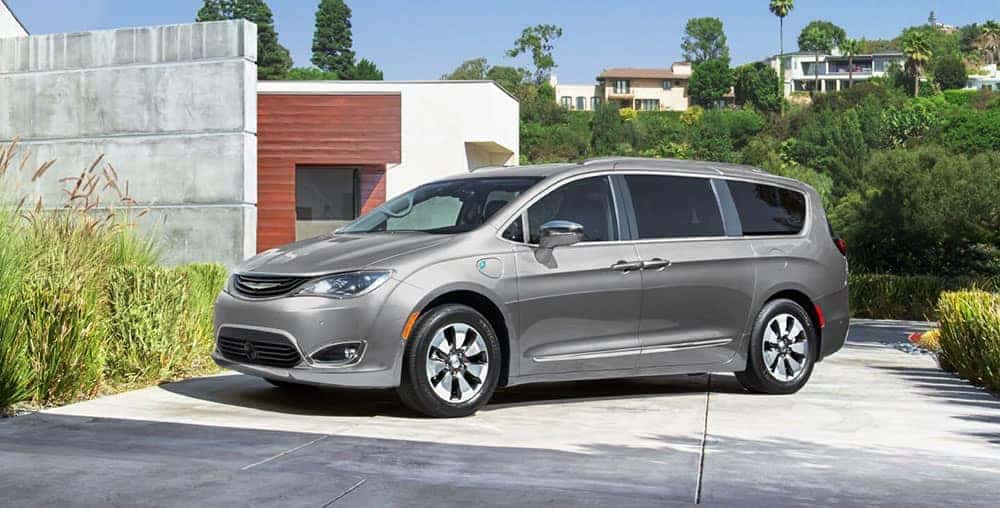 2019 Chrysler Pacifica in driveway