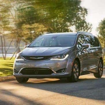 2019 Chrysler Pacifica on the highway
