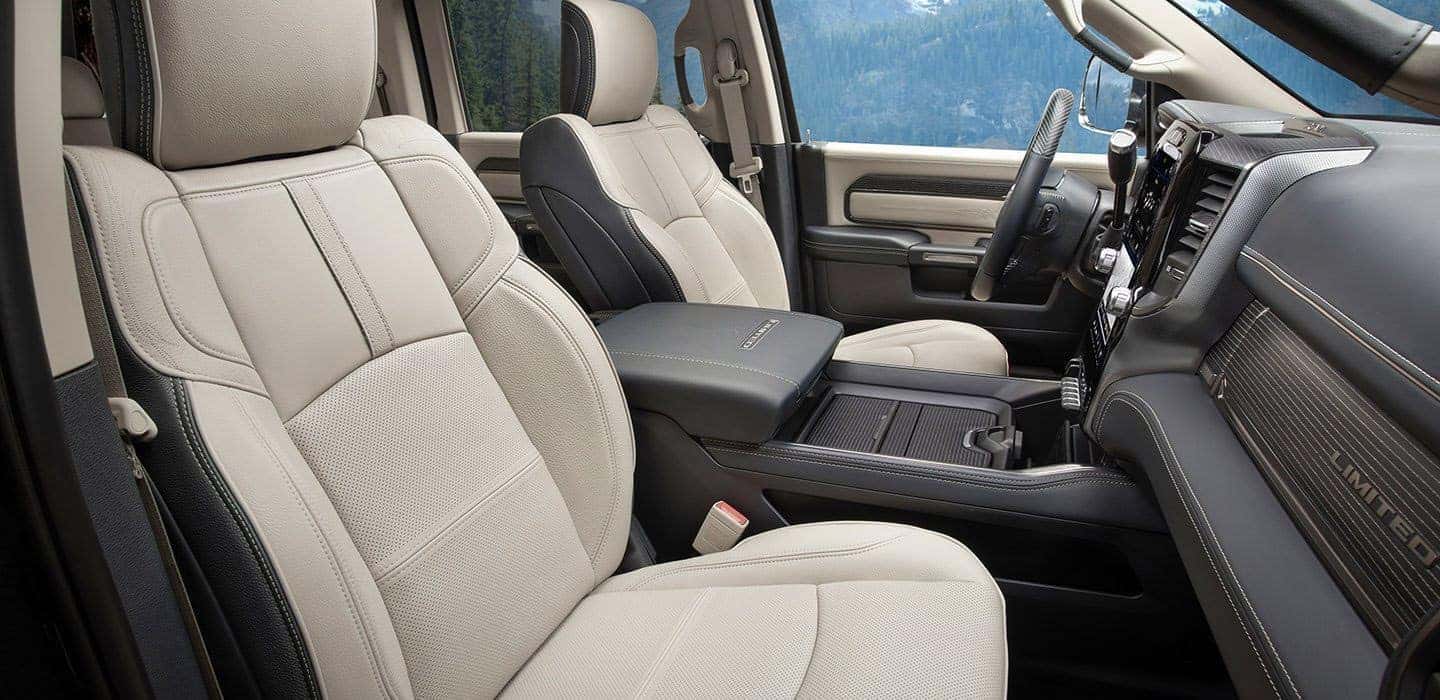 2019 RAM 2500 front interior seating