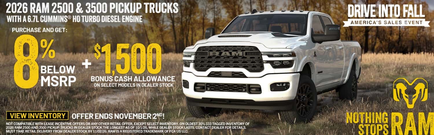 RAM 2500 & 3500 Pickup trucks