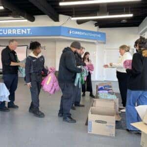 packing the backpacks