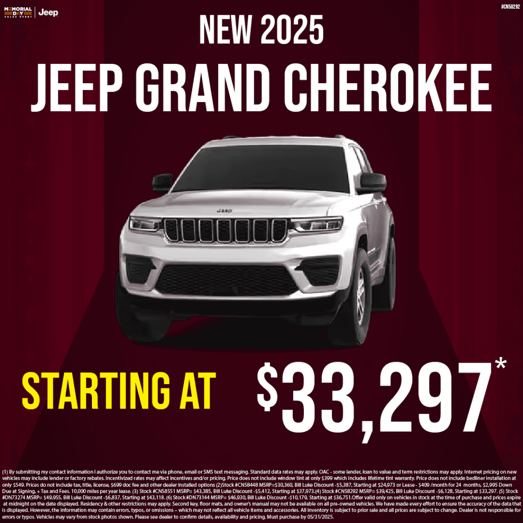 NEW 2025 JEEP GRAND CHEROKEE LAREDO 4X2