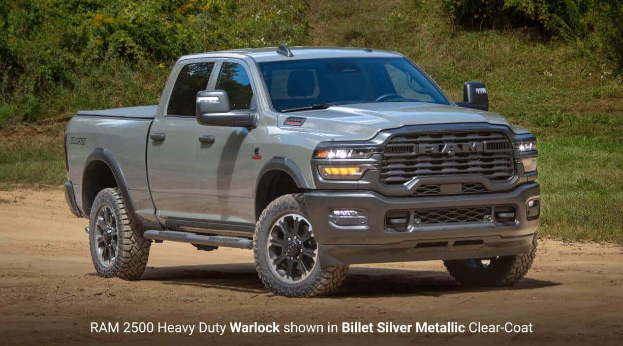 RAM 2500 Heavy Duty Warlock shown in Billet Silver Metallic Clear-Coat
