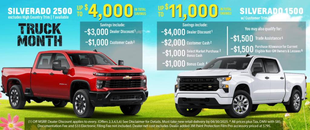 Silverado Savings!
