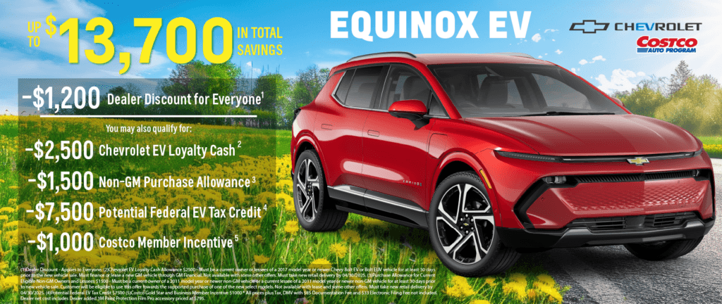 Equinox EV Savings!