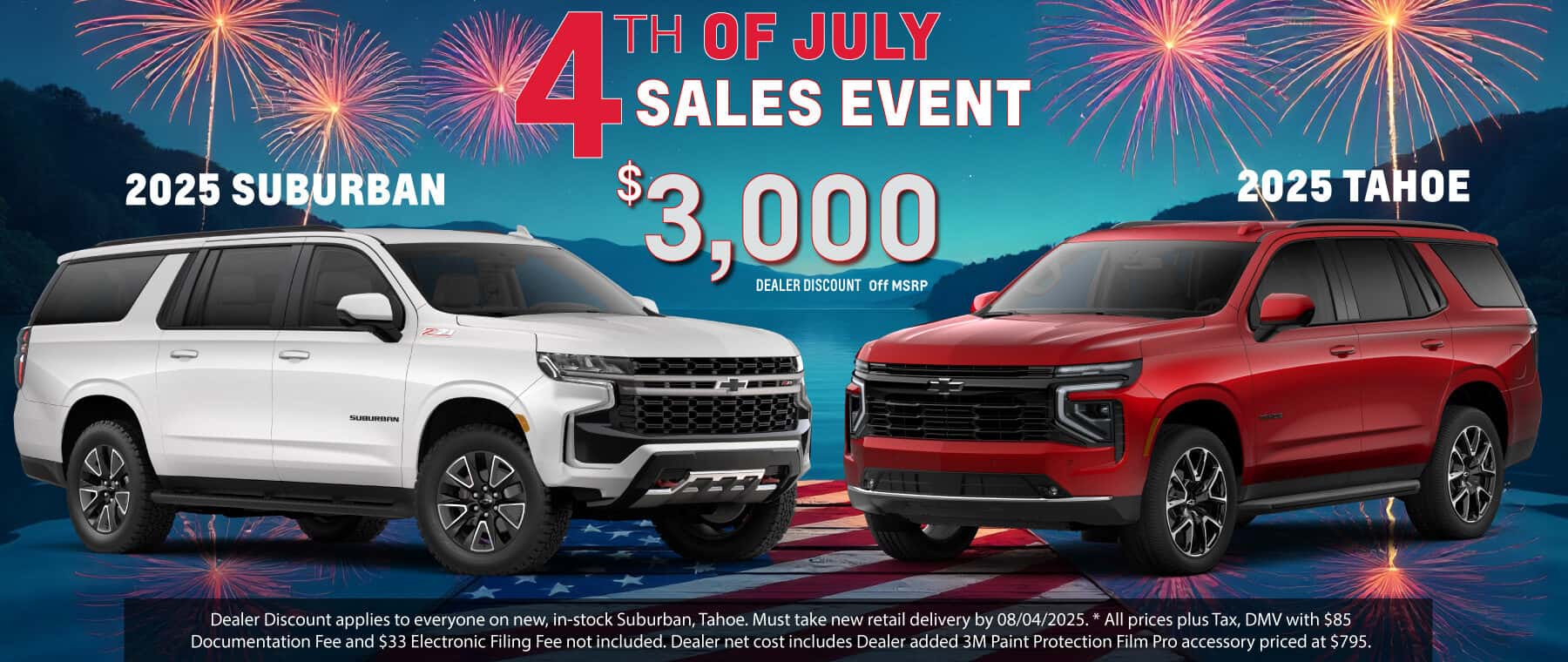 4th of July Savings on our popular SUVs