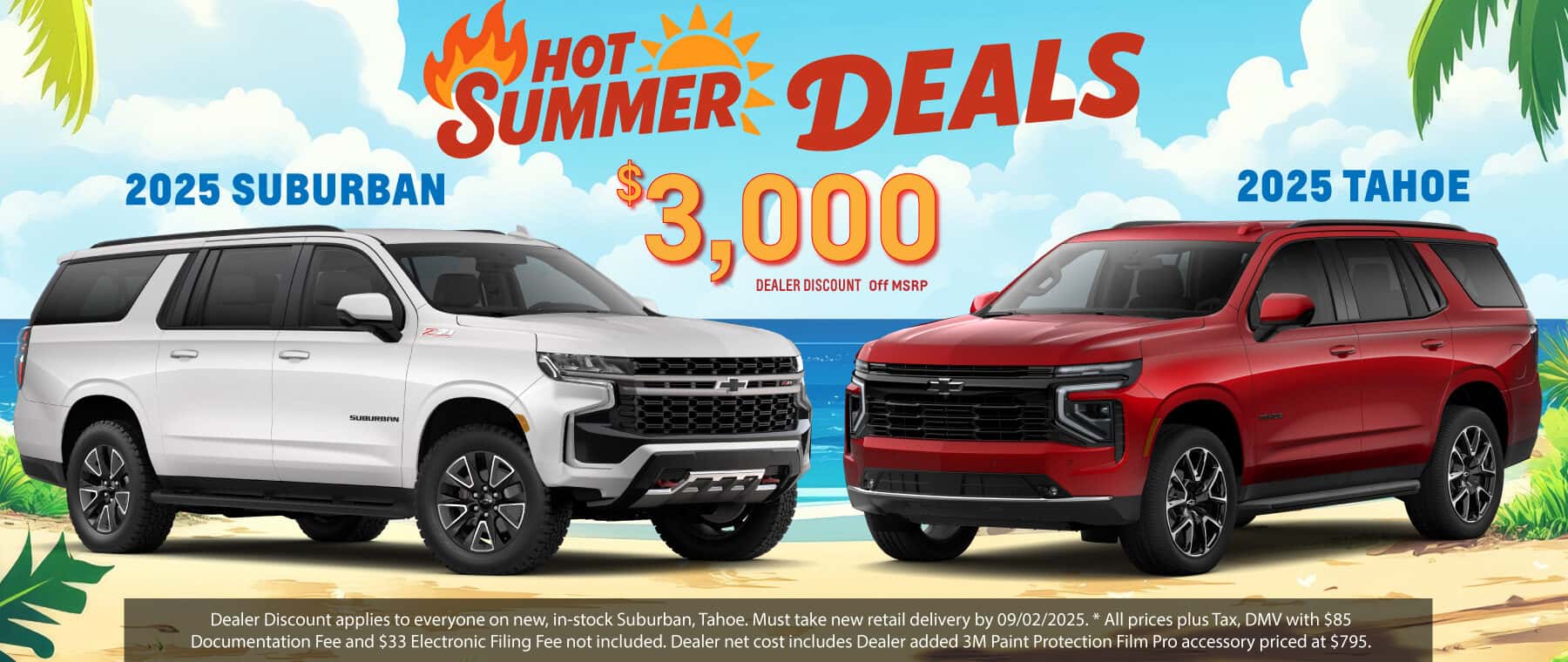 Hot Summer Deals - Large SUVs