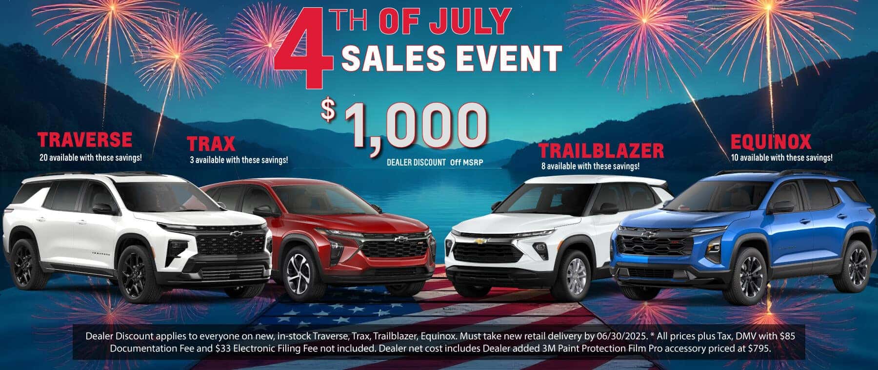 4th of July Savings on our popular SUVs