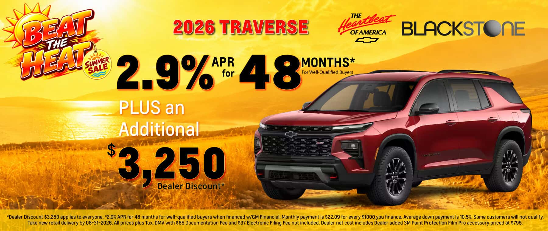Beat the Heat Summer Sale - View Chevrolet Traverse Inventory
