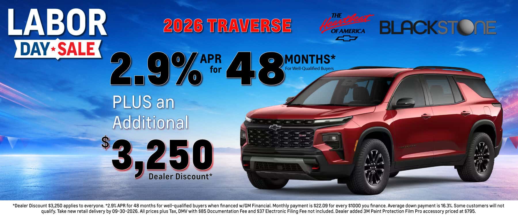 Labor Day Sale - View Chevrolet Traverse Inventory