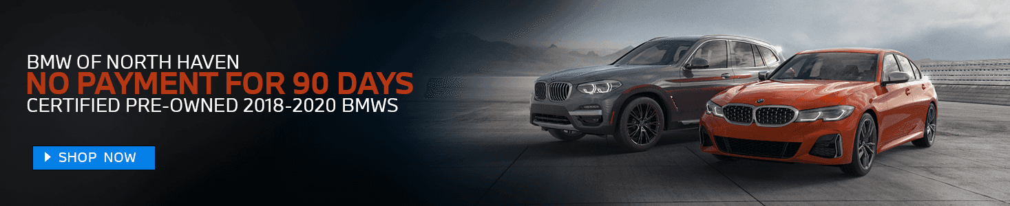 No Payment for 90 Days for Certified Pre-Owned 2018 - 2020 BMWs