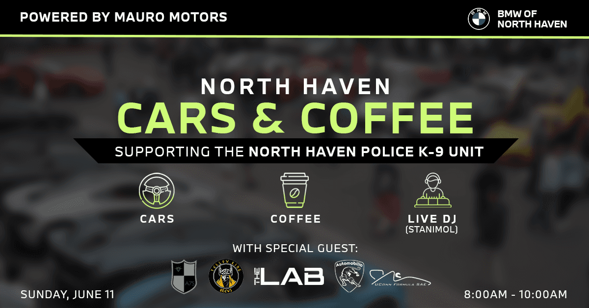 June North Haven Cars & Coffee Supporting the North Haven Police K9