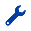Blue Wrench Icon