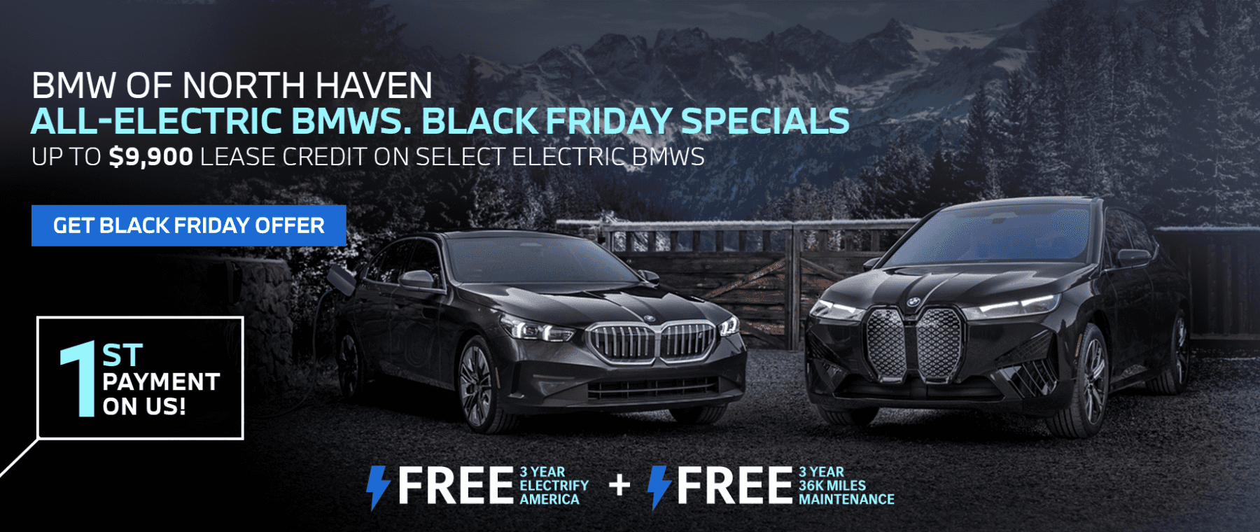 All Electric Black Friday + 1st month payment NORTHHAVEN FMA