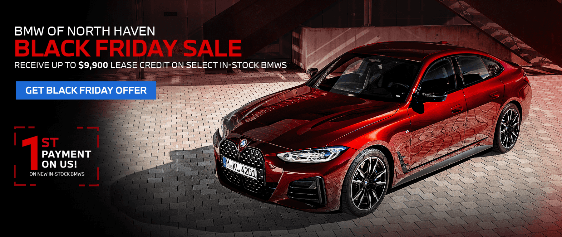 Black Friday + 1st Payment New BMWNH