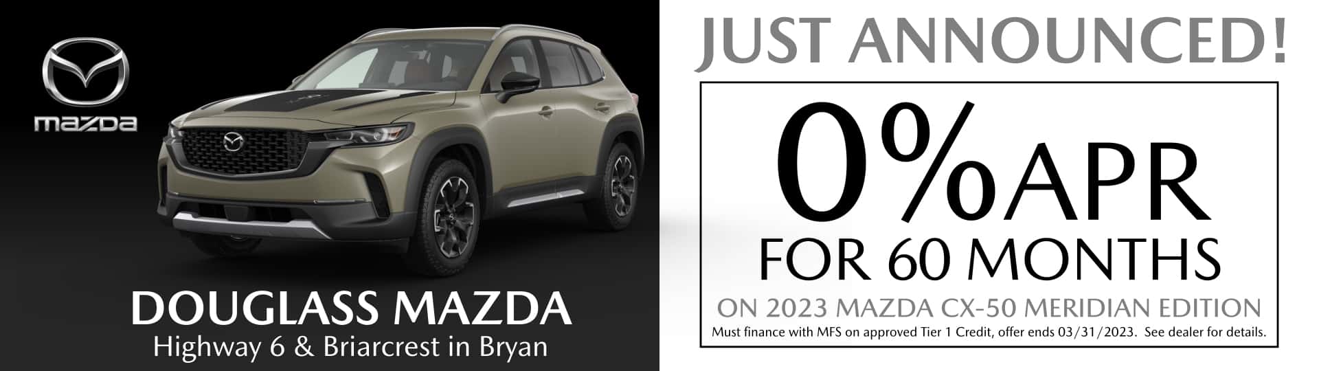 Mazda CX-50 Meridian Edition In College Station, TX