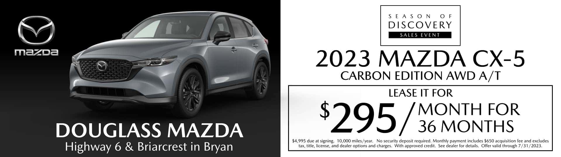 New & Used Mazda Vehicles in Bryan Douglass Mazda