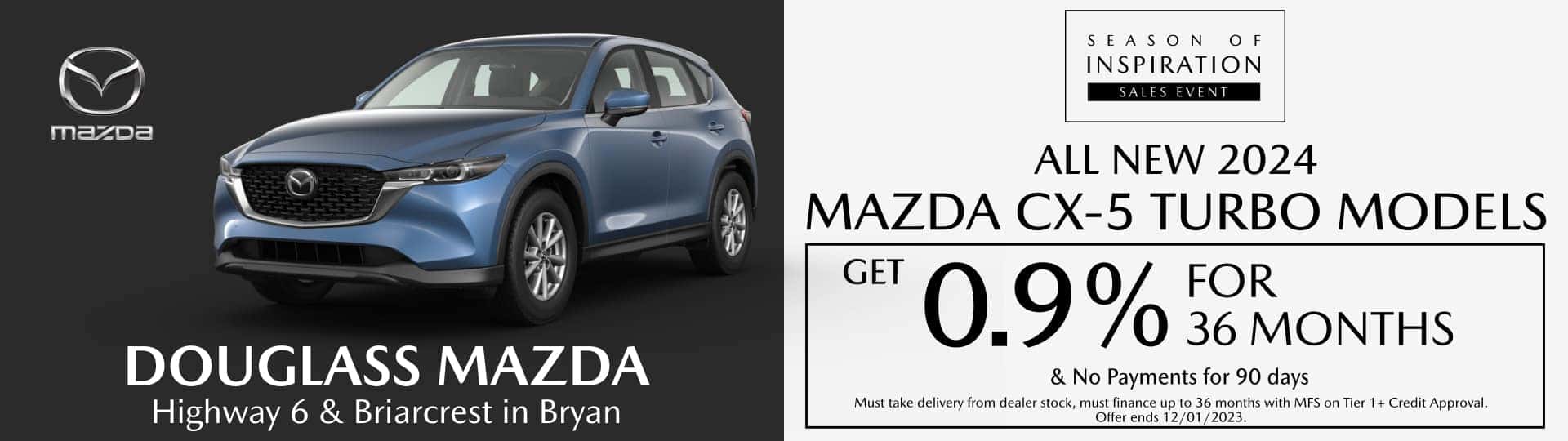 New & Used Mazda Vehicles in Bryan Douglass Mazda