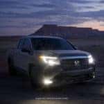 Front view of the 2021 Ridgeline in Gray