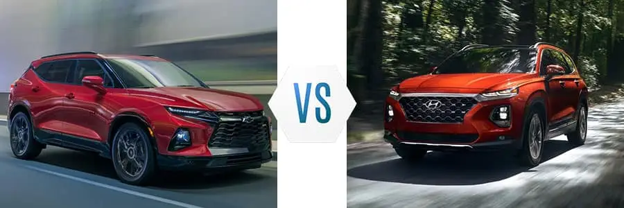 2020 Chevrolet Blazer vs Hyundai Santa Fe | Burlington Chevrolet