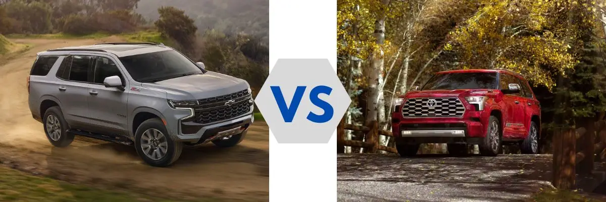 2023 Chevy Tahoe Vs Toyota Sequoia Burlington Chevrolet 8770