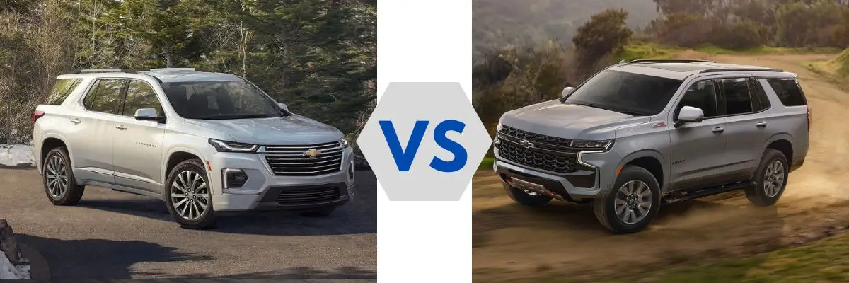 Tahoe Vs Traverse Size