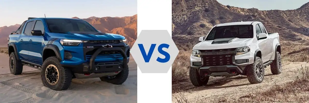 2023 Chevy Colorado Vs 2022 Chevy Colorado | Burlington Chevrolet