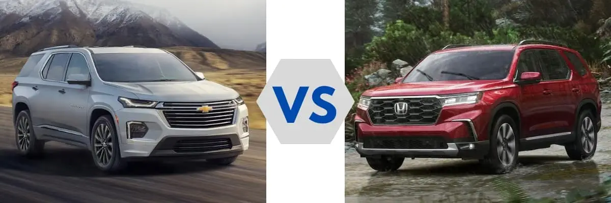 2023 Chevy Traverse vs Honda Pilot | Burlington Chevrolet